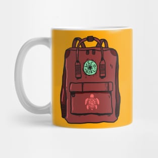 VSCO GIRL BACKPACK TURTLE Mug